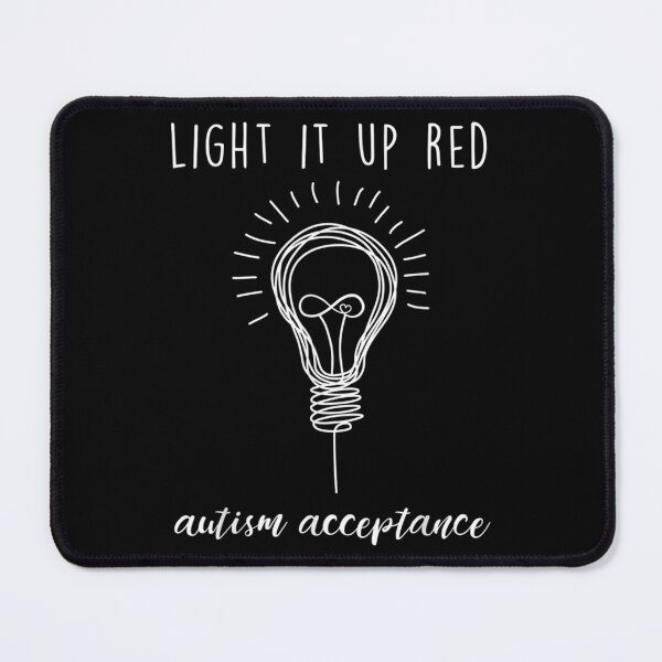 Item preview, Autism Acceptance Light It Up Red redinstead nice design   designed and sold by LauerTeresa75.