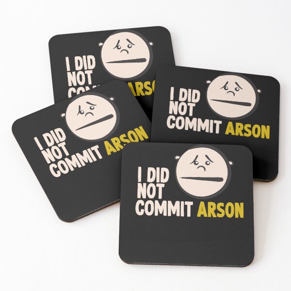Item preview, I did not commit arson designed and sold by DopeDesign111.