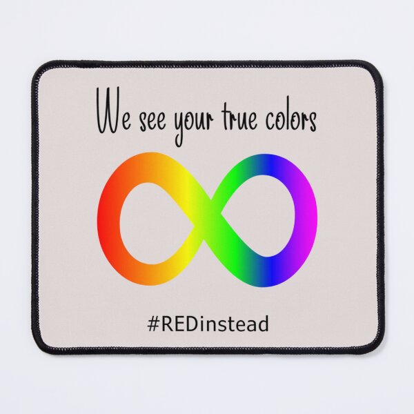 Item preview, Autism Acceptance. We See Your True Colors.   designed and sold by LauerTeresa75.