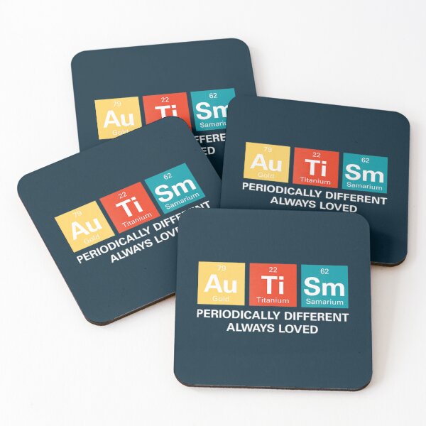 Item preview, Autism Awareness Asd Funny Disability Periodic Table   designed and sold by LauerTeresa75.