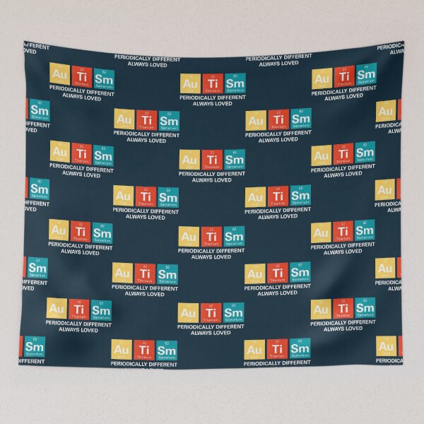 Item preview, Autism Awareness Asd Funny Disability Periodic Table   designed and sold by LauerTeresa75.