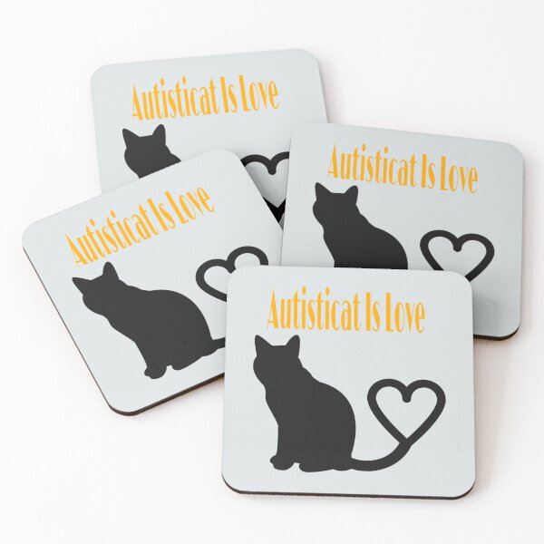 Item preview, Autisticat Is Love Cute Cat s    designed and sold by LauerTeresa75.