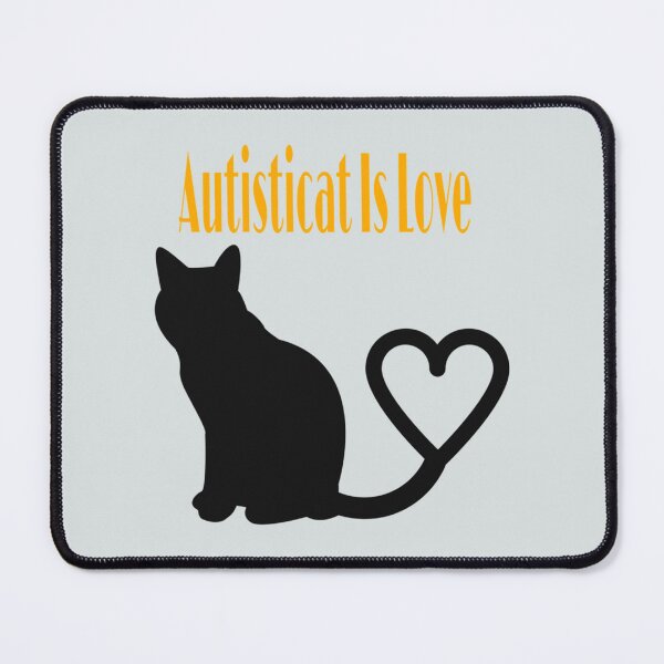 Item preview, Autisticat Is Love Cute Cat s    designed and sold by LauerTeresa75.
