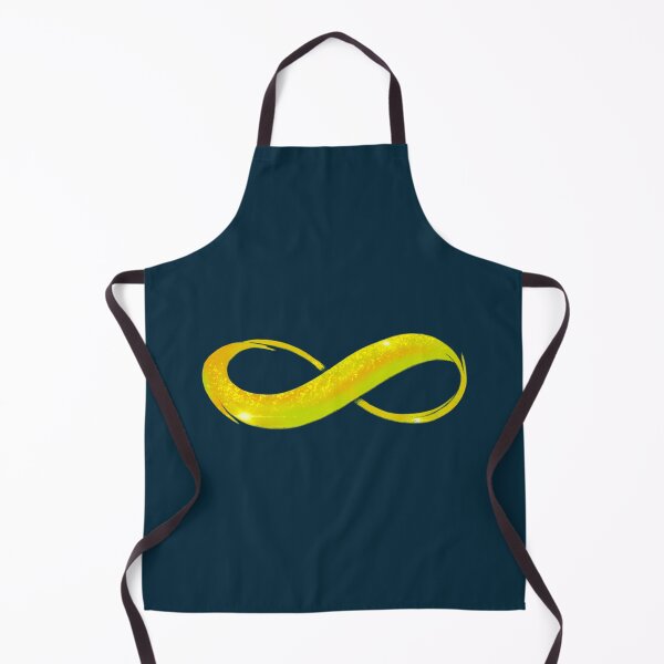 Item preview, Golden Yellow INFINITY Symbol  Neurodiversity Autism ADHD Acceptance  Sparkle Effect designed and sold by LauerTeresa75.