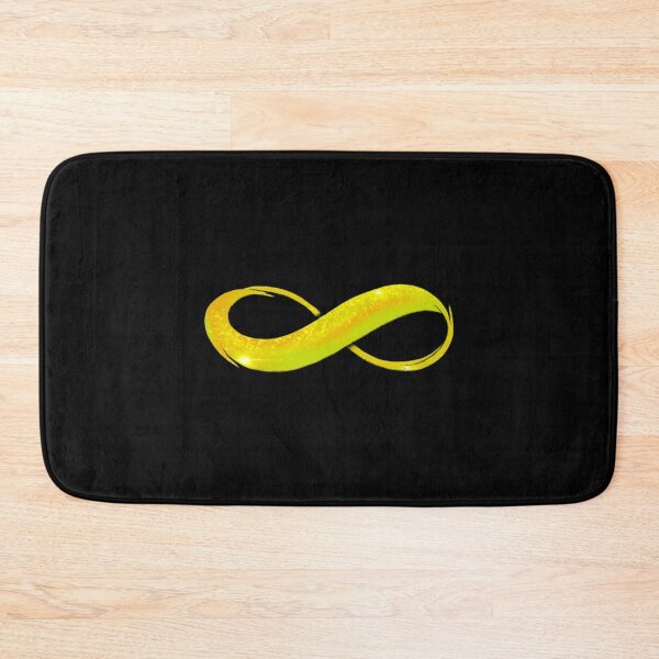 Item preview, Golden Yellow INFINITY Symbol  Neurodiversity Autism ADHD Acceptance  Sparkle Effect designed and sold by LauerTeresa75.