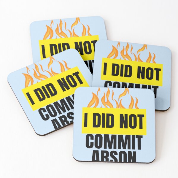 Item preview, I Did Not Commit Arson    designed and sold by Kangaroshop.