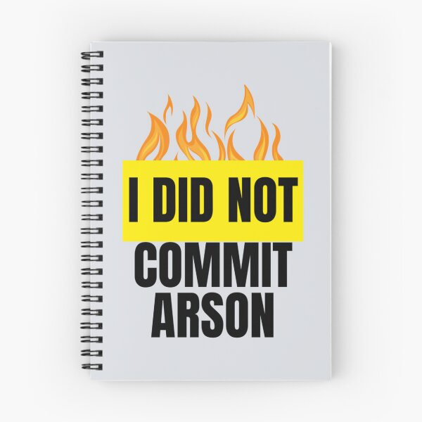 Item preview, I Did Not Commit Arson designed and sold by Kangaroshop.
