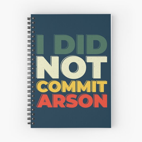 Item preview, I Did Not Commit Arson designed and sold by Kangaroshop.
