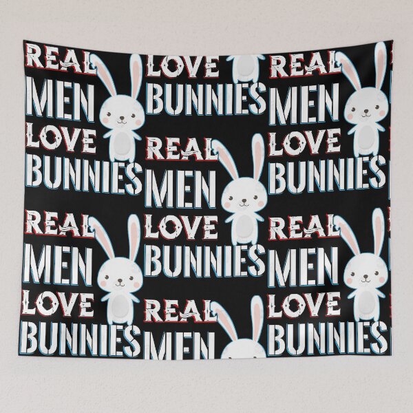 Item preview, Real Men Love Bunnies  designed and sold by JillGutier3905.