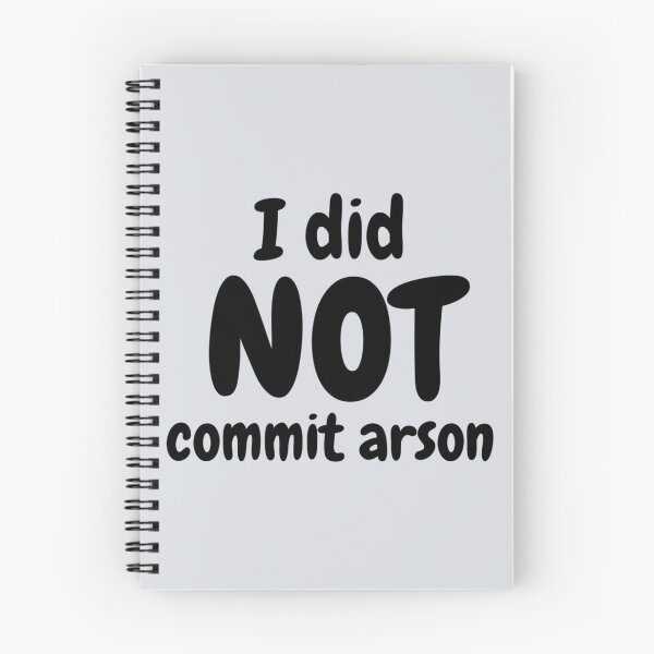 Item preview, I Did Not Commit Arson designed and sold by Kangaroshop.