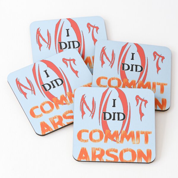 Item preview, I Did Not Commit Arson designed and sold by Kangaroshop.