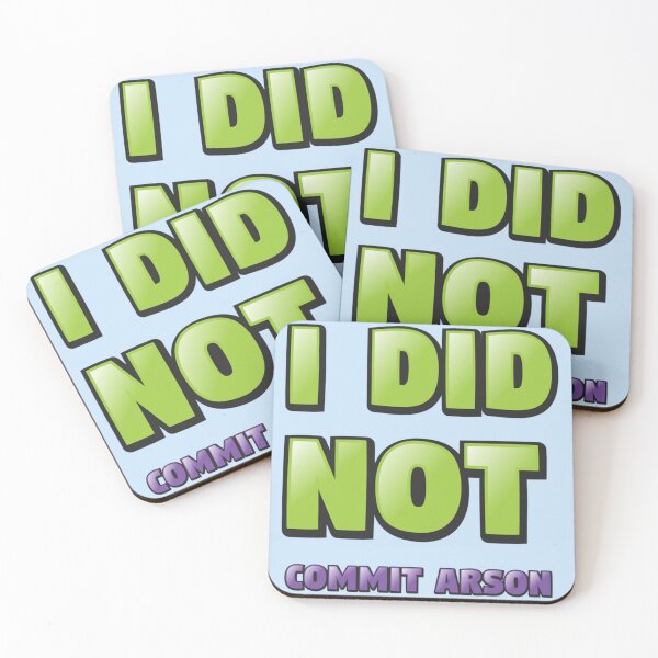 Item preview, I Did Not Commit Arson designed and sold by Kangaroshop.