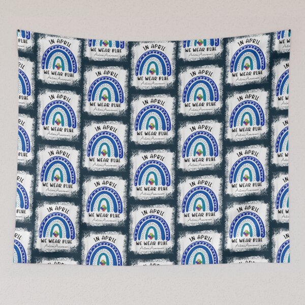 Item preview, In April We Wear Blue Autism Awareness       designed and sold by LauerTeresa75.