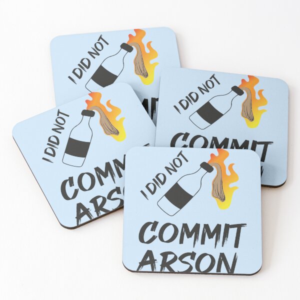 Item preview, I Did Not Commit Arson designed and sold by Kangaroshop.