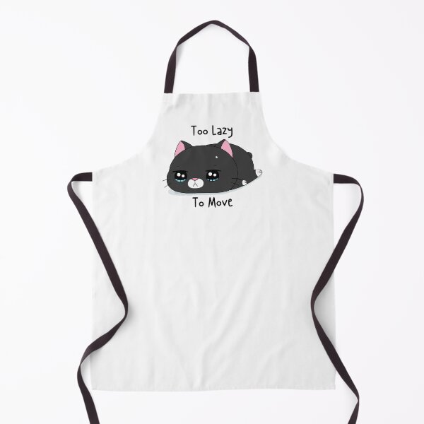 Item preview, Too Lazy To Move Cute Black Cat designed and sold by quinellie.