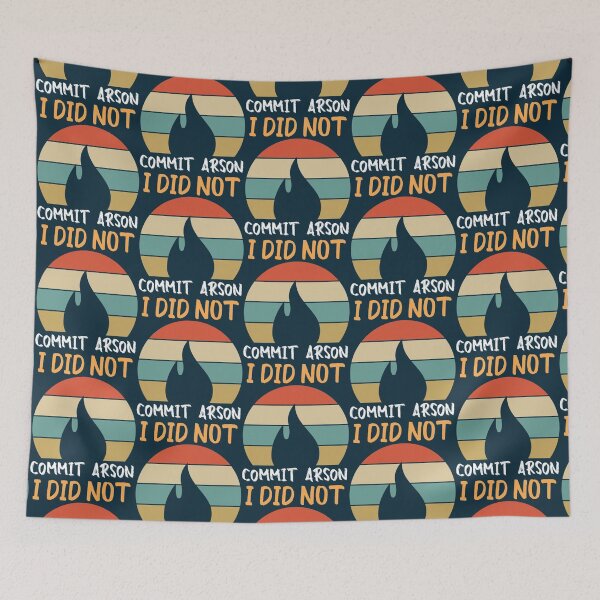 Item preview, I Did Not Commit Arson designed and sold by Kangaroshop.