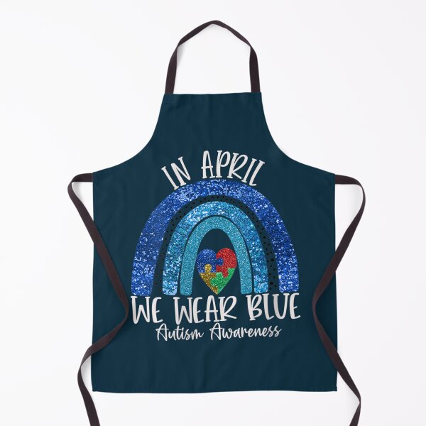 Item preview, Rainbow In April We Wear Blue Autism Awareness    designed and sold by LauerTeresa75.