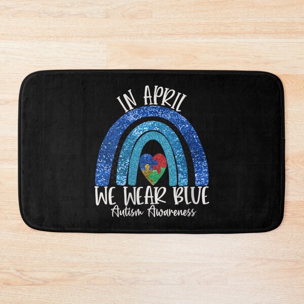 Item preview, Rainbow In April We Wear Blue Autism Awareness    designed and sold by LauerTeresa75.