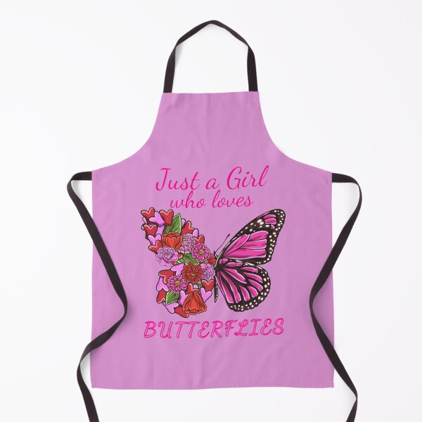 Item preview, Pink Just a girl who loves butterflies designed and sold by Click-Like.