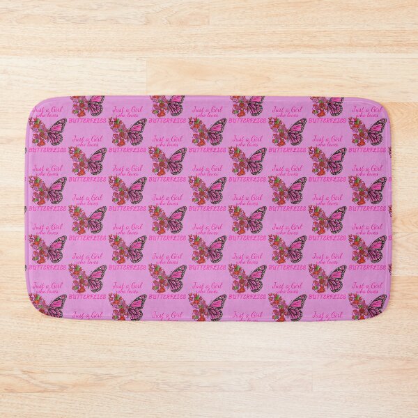 Item preview, Pink Just a girl who loves butterflies designed and sold by Click-Like.