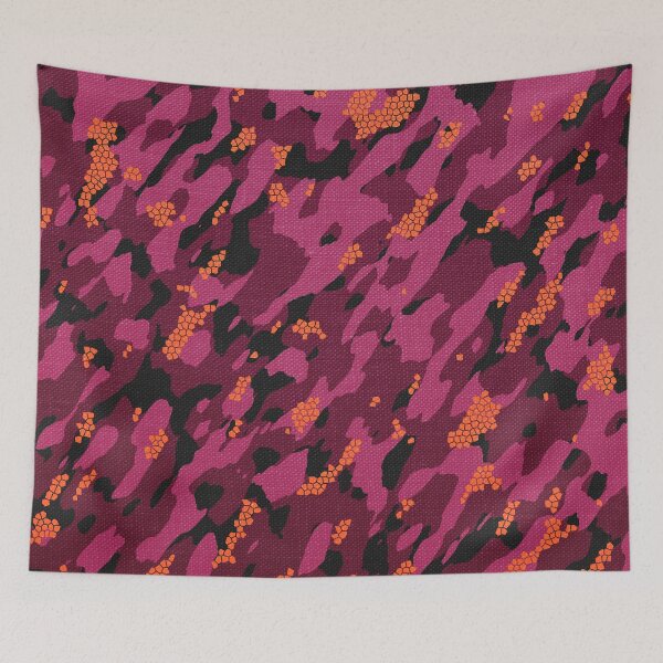 Item preview, Camouflage - Dark Pink and yellow  designed and sold by Tshirtstory.