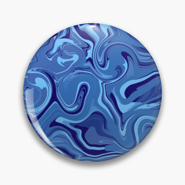 Item preview, Ocean Aquatic Dark Blue Swirled Mix Of Navy Minimalistic Colors designed and sold by Barolina.
