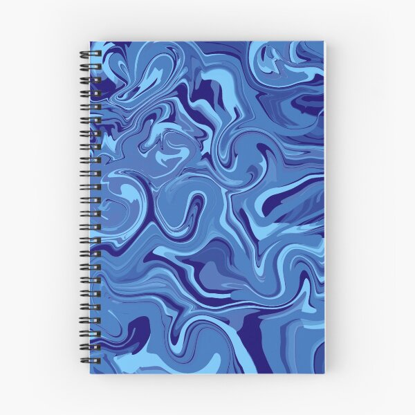 Item preview, Ocean Aquatic Dark Blue Swirled Mix Of Navy Minimalistic Colors designed and sold by Barolina.