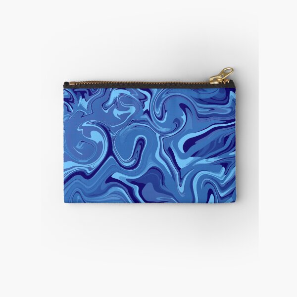 Item preview, Ocean Aquatic Dark Blue Swirled Mix Of Navy Minimalistic Colors designed and sold by Barolina.