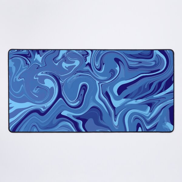 Item preview, Ocean Aquatic Dark Blue Swirled Mix Of Navy Minimalistic Colors designed and sold by Barolina.
