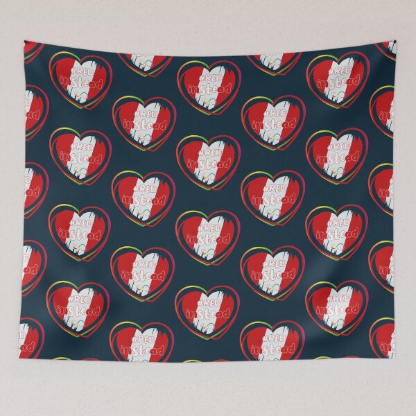 Item preview, RedInstead Red Instead autism spectrum _amp_ autistic peoples   designed and sold by LauerTeresa75.