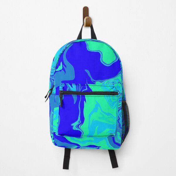 Item preview, Sea Water Light Blue Swirled Mix Of Neon Minimalistic Colors designed and sold by Barolina.