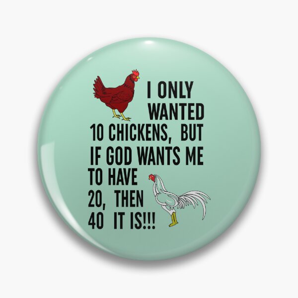 Item preview, I Only Wanted 10 Chickens designed and sold by Moeez Javed.