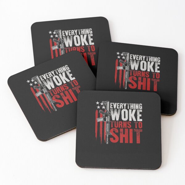 Item preview, Everything Woke Turns To Shit Gun Rights (On Back) designed and sold by Talley Nunes.