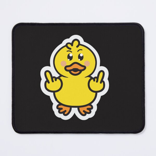 Item preview, Funny Duck With Middle Fingers Classic T-Shirt designed and sold by ReinhildeBeck.