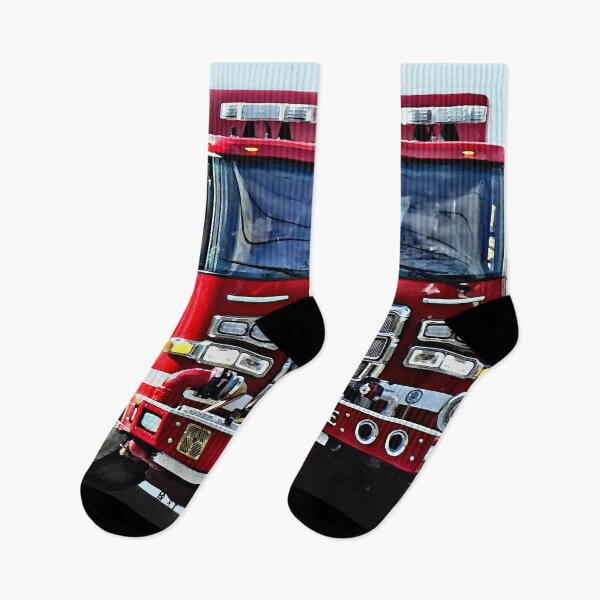 Item preview, Fire Engine Turning the Corner designed and sold by Susan Savad.