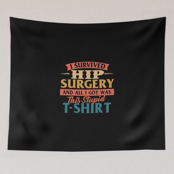 Item preview, I Survived Hip Surgery - Get Well Hip Replacement Recovery graphic designed and sold by KaizenNU.