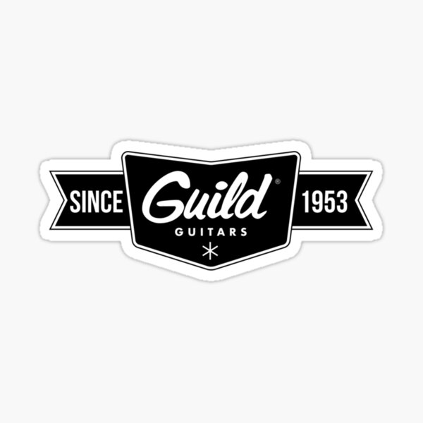 Vintage Guild Guitars Classic T-Shirt Sticker for Sale by BenPrzybi