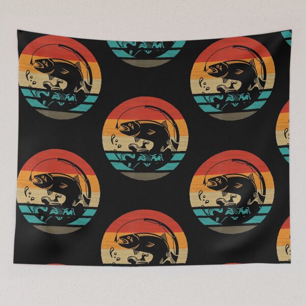 Item preview, Fishing Retro Style Vintage designed and sold by Talley Nunes.