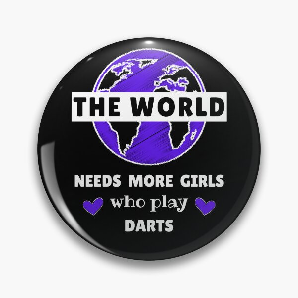Item preview, The world needs more girls who play darts designed and sold by TheGreenGoat.