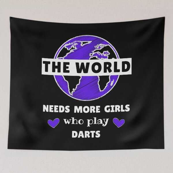 Item preview, The world needs more girls who play darts designed and sold by TheGreenGoat.