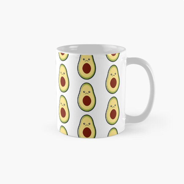 Item preview, Sad Avocado, Cute Fruit designed and sold by KawaiSticker.