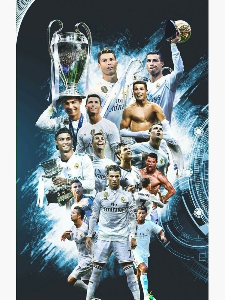 Cristiano Ronaldo Poster for Wall Art CR7 Football Soccer Wall Art for  Living - The ICT University