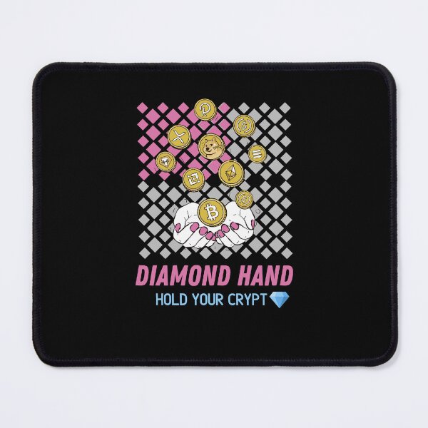 Item preview, Crypto Bitcoin, Ethereum, dogecoin diamond hodl designed and sold by WaguinhoTex.