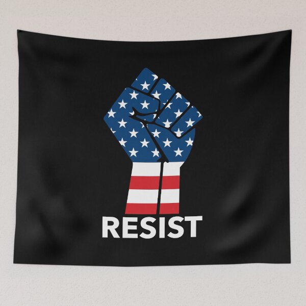 Item preview, Raised Fist - RESIST designed and sold by MikeTheGinger94.