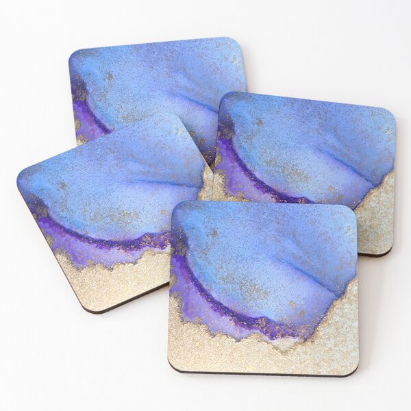 Item preview, Purple Beaches an Alcohol Ink design for you designed and sold by Jenie Yolland.