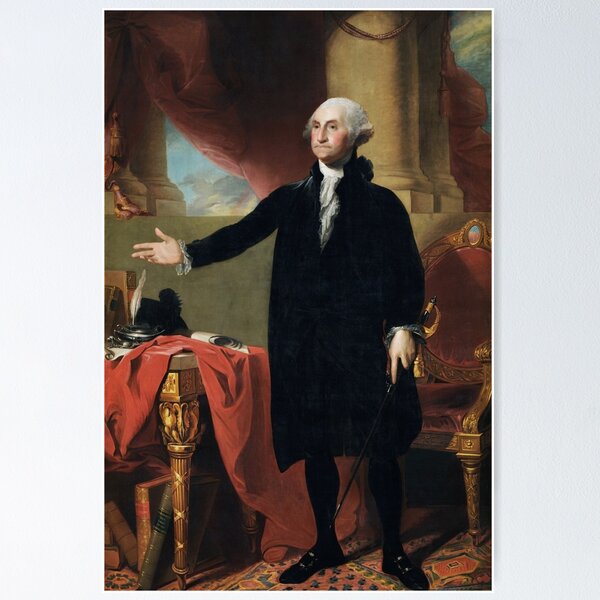 Vista previa del artículo con la obra «Retrato de Lansdowne de George Washington», diseñado y vendido por KAI-Studio.