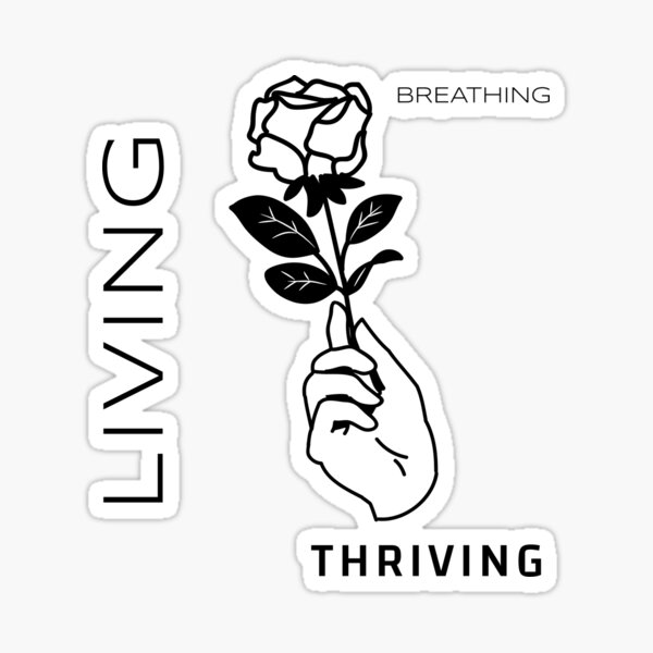 "Life Is Like A Rose LBT" Sticker by GamersGuru Redbubble