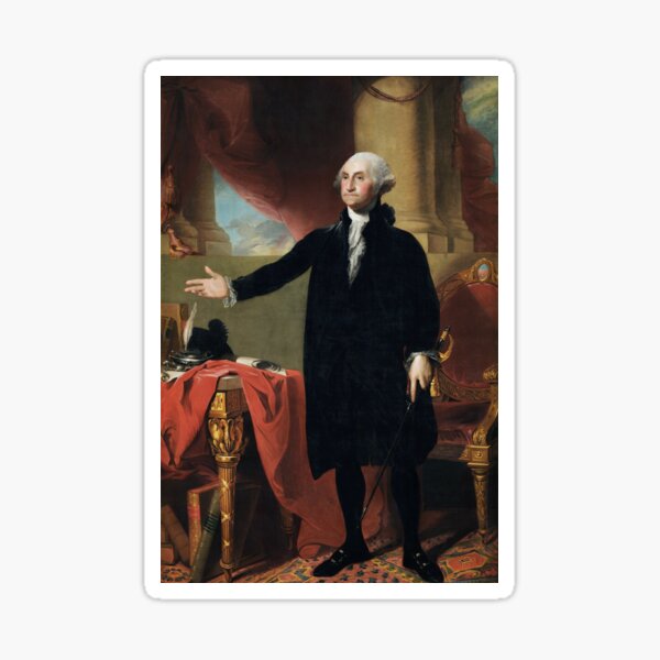Vista previa del artículo con la obra «Retrato de Lansdowne de George Washington», diseñado y vendido por KAI-Studio.