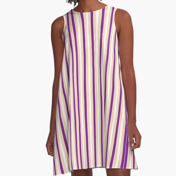 navy vertical striped dress