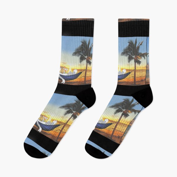 Item preview, Sunset Hammock Portrait designed and sold by PhilomenaHe.